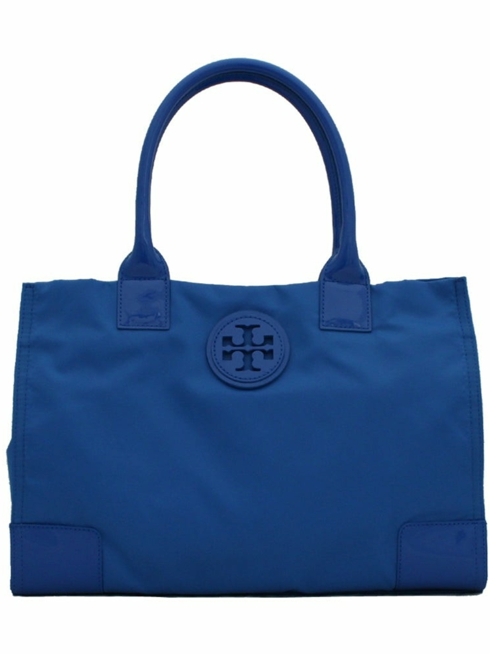 Tory Burch Royal Blue Nylon Logo Tote